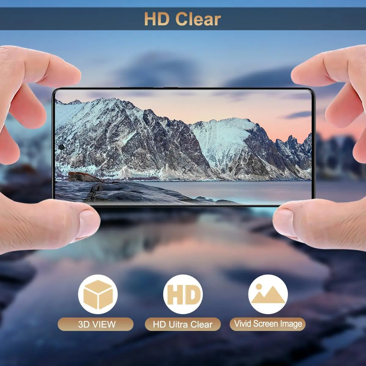 2/4 шт. 3D закаленное стекло для Huawei Honor 90 80 HD изогнутая защита экрана