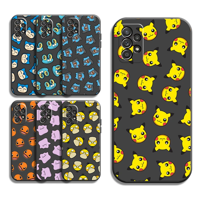 

Pokemon Pikachu Cute Phone Cases For Samsung Galaxy A31 A32 4G A32 5G A42 5G A20 A21 A22 4G 5G Soft TPU Funda Carcasa