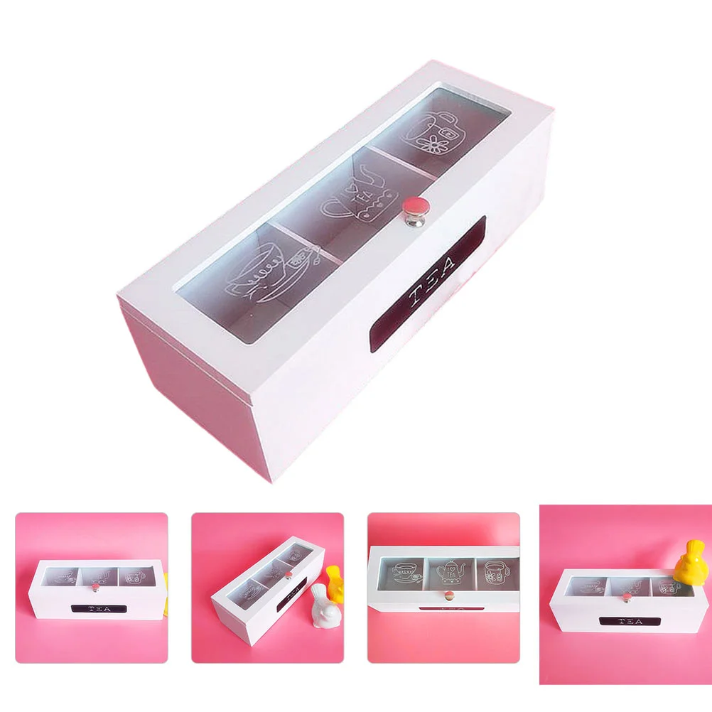 

Tea Organizer Storagebox Coffee Condimentholder Packetsdesktopdecorative Desk Drawer Small Sugar Sorter Packet Dispenser