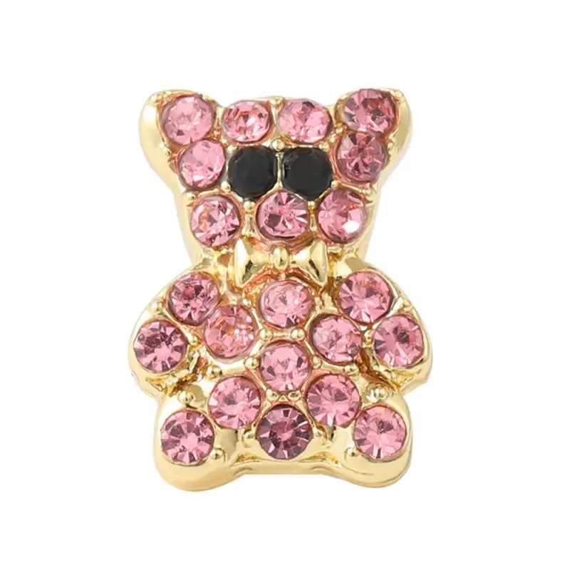 

Silicone Strap Decorative Ring Nails For Apple Watch Band Charms Metal Creativity Cute Bow Bear Accessories For iwatch