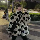 Женская уличная куртка из овечьей шерсти, на осеньзиму