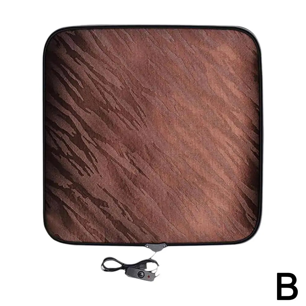 12 В универсальная автомобильная квадратная подушка с подогревом 45*45*10 см