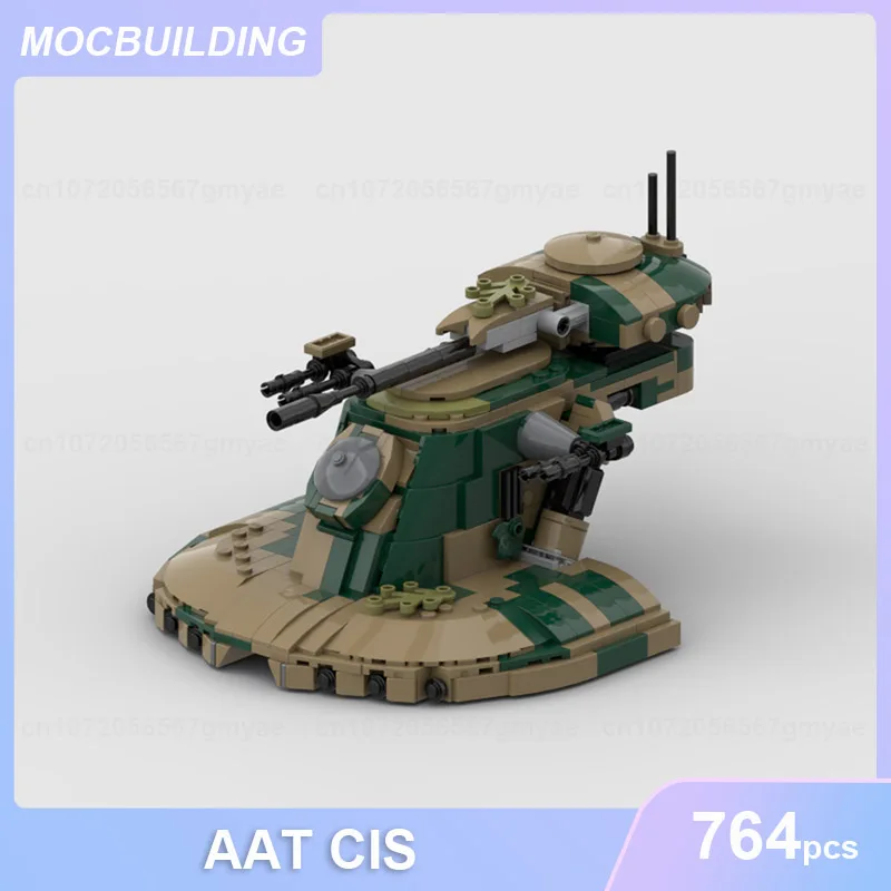 Фото AAT CIS бронированный штурмовой танк среднего размера, модель MOC, строительные блоки, сделай сам, сборка кирпичей, коллекция, демонстрационные игрушки, подарки №1