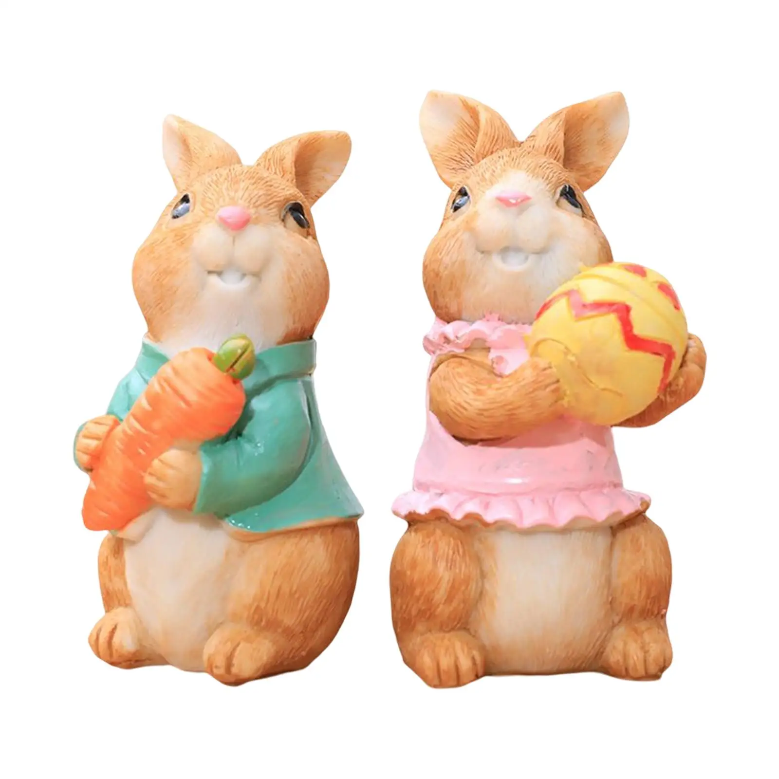 

2 шт., статуэтка пасхального кролика