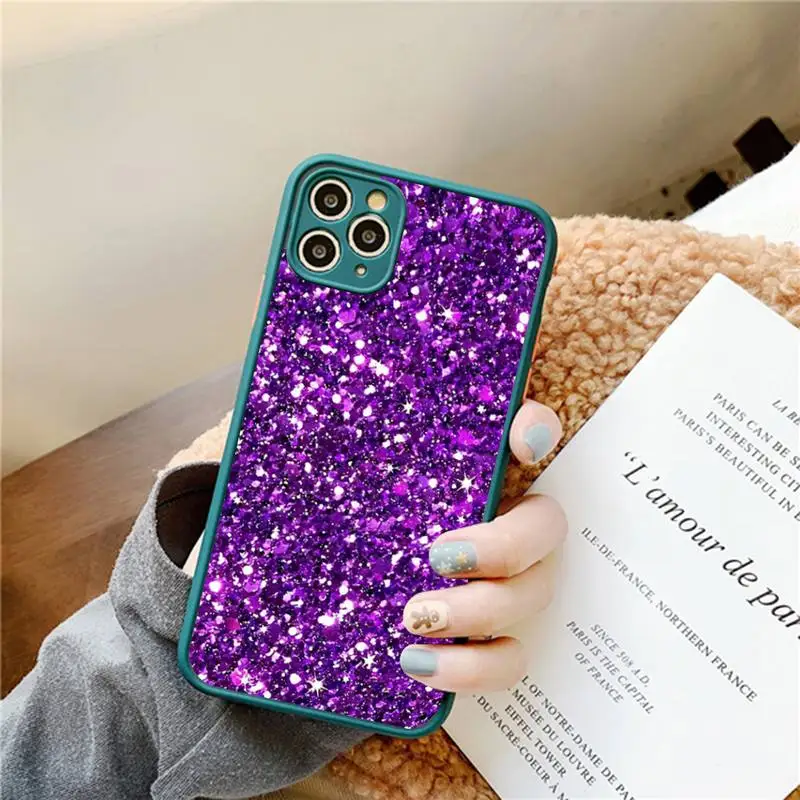 Shining Glitter Sequins Phone Case for iPhone 14 11 12 13 Mini Pro Max 8 7 Plus X XR XS MAX Translucent Matte Cover
