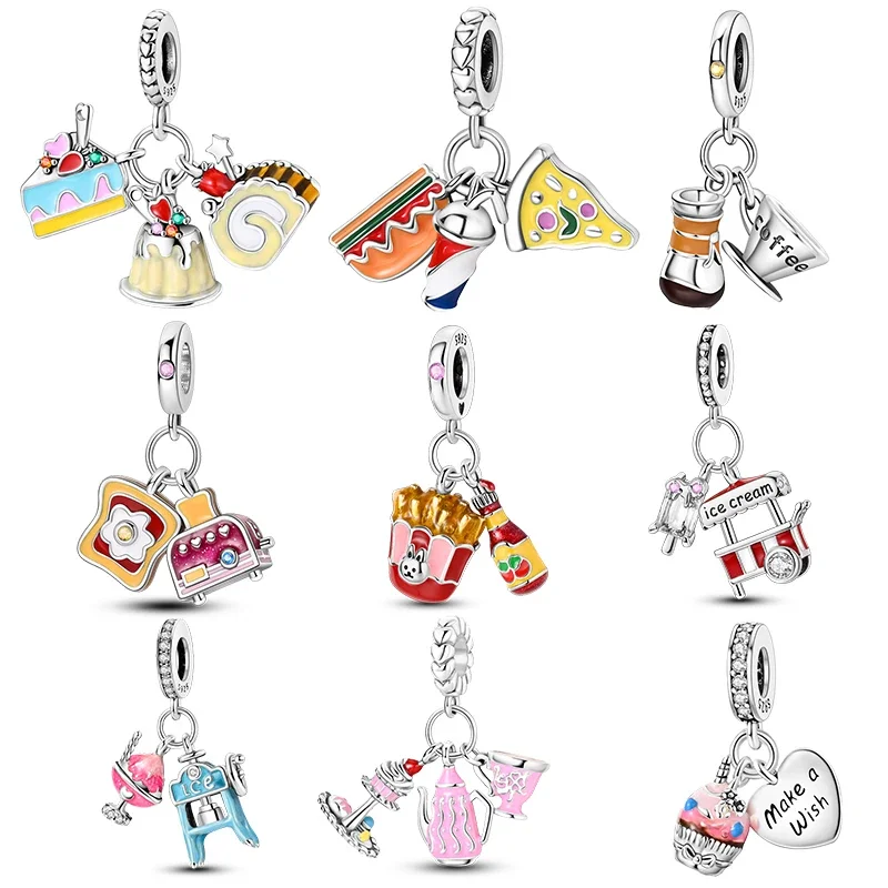 925 Стерлинговое Серебро десерт мороженое искусственная машинка для хлеба