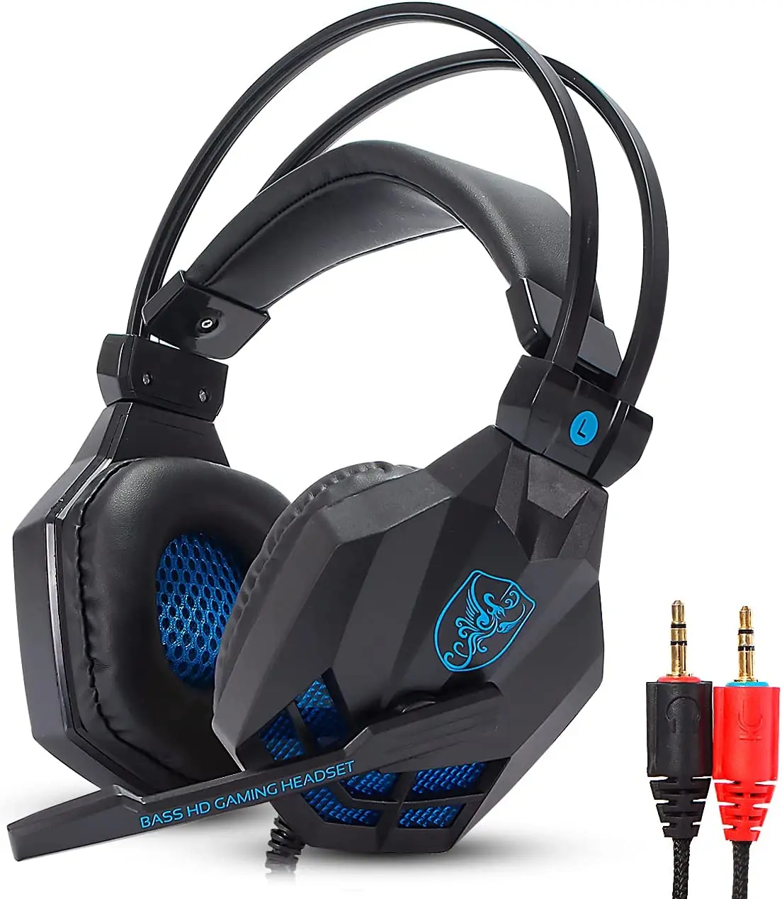 

NEW Super HD P2 5.1 Estéreo Gamer Headset with Microphone for PC,Mac,Xbox One,Xbox Series X and S,PS4 and PS5.