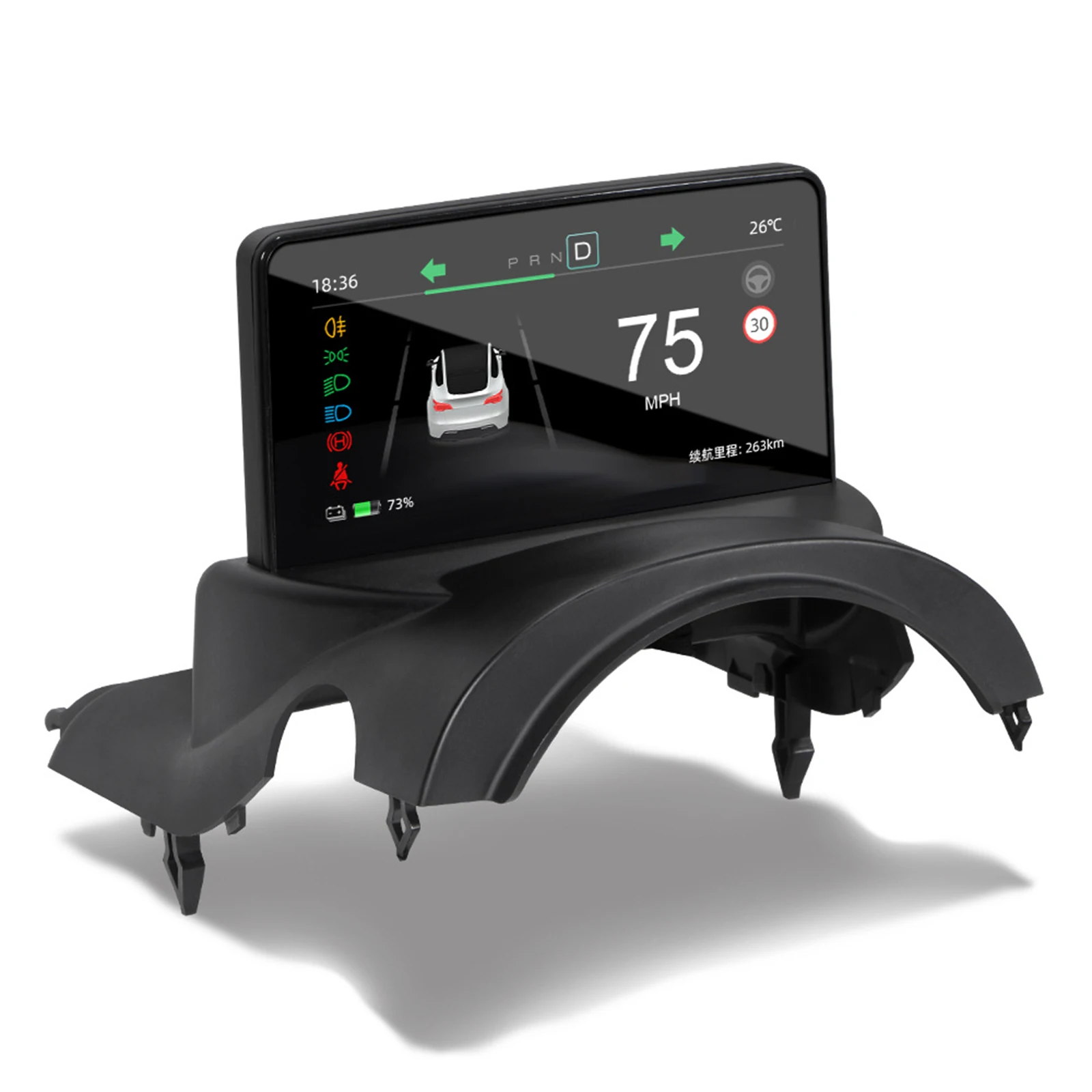 

New 5.16in High Definition Screen Instrument Cluster Display For Tesla Model 3 Model Y Heads Up Display