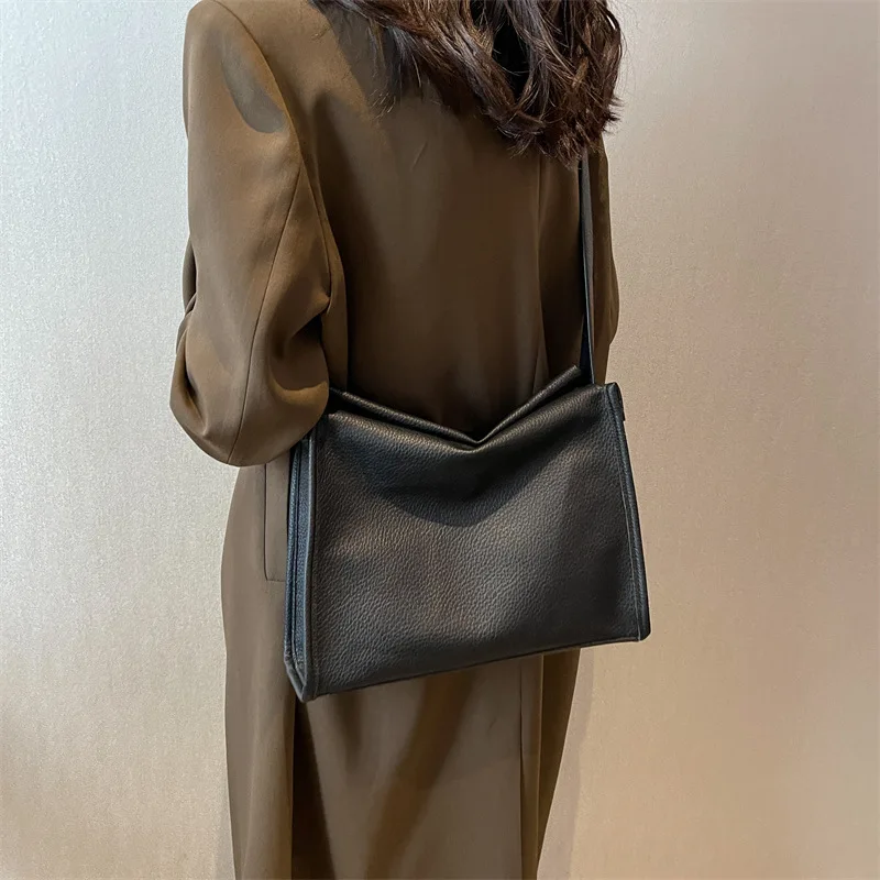 

Fashion Women Crossbody Bags New Soft PU Leather Shoulder Bags for Ladies High Quality Large Capacity Commute Bolsos