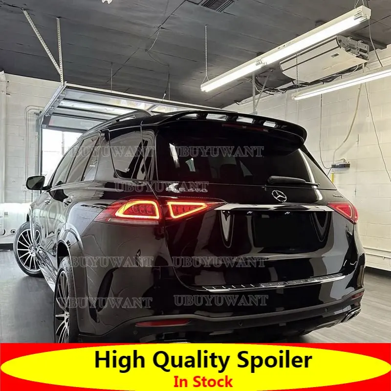 

For Mercedes W167 GLE Roof Spoiler Grade ML-class 2019 2020 ABS Plastic Unpainted Color Rear Tail Wing Lip Spoiler Car Styling