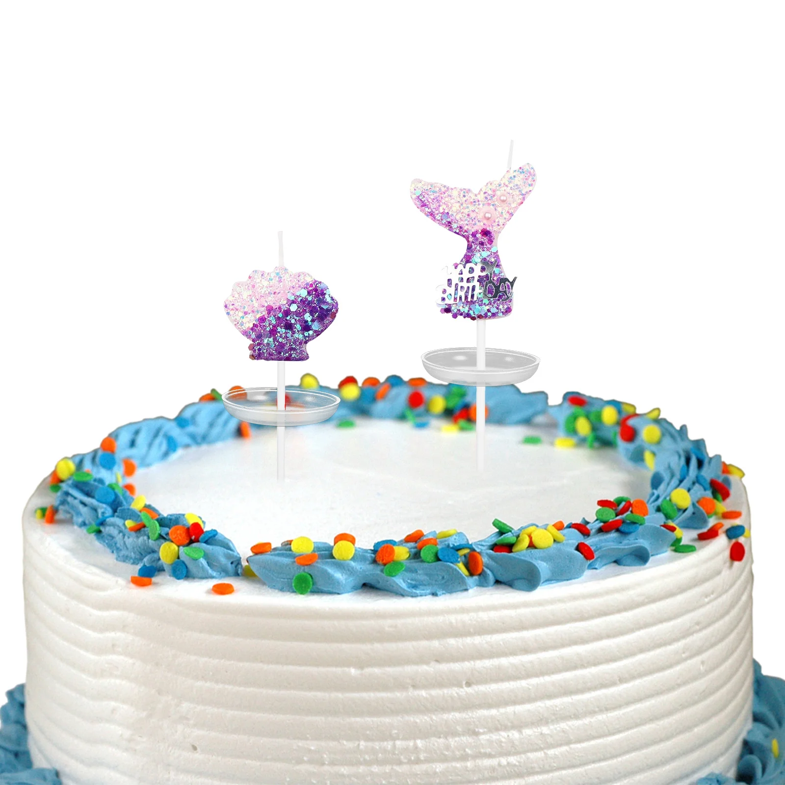 200 шт. пластиковый лоток защита от капа для свечей торта воска удаление диска