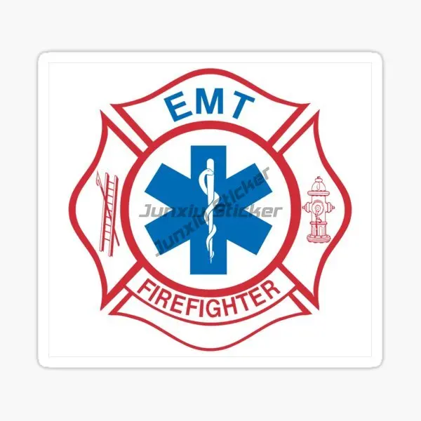 Пожарный аварийный медицинский техник наклейка для пожарного пожарный флаг США
