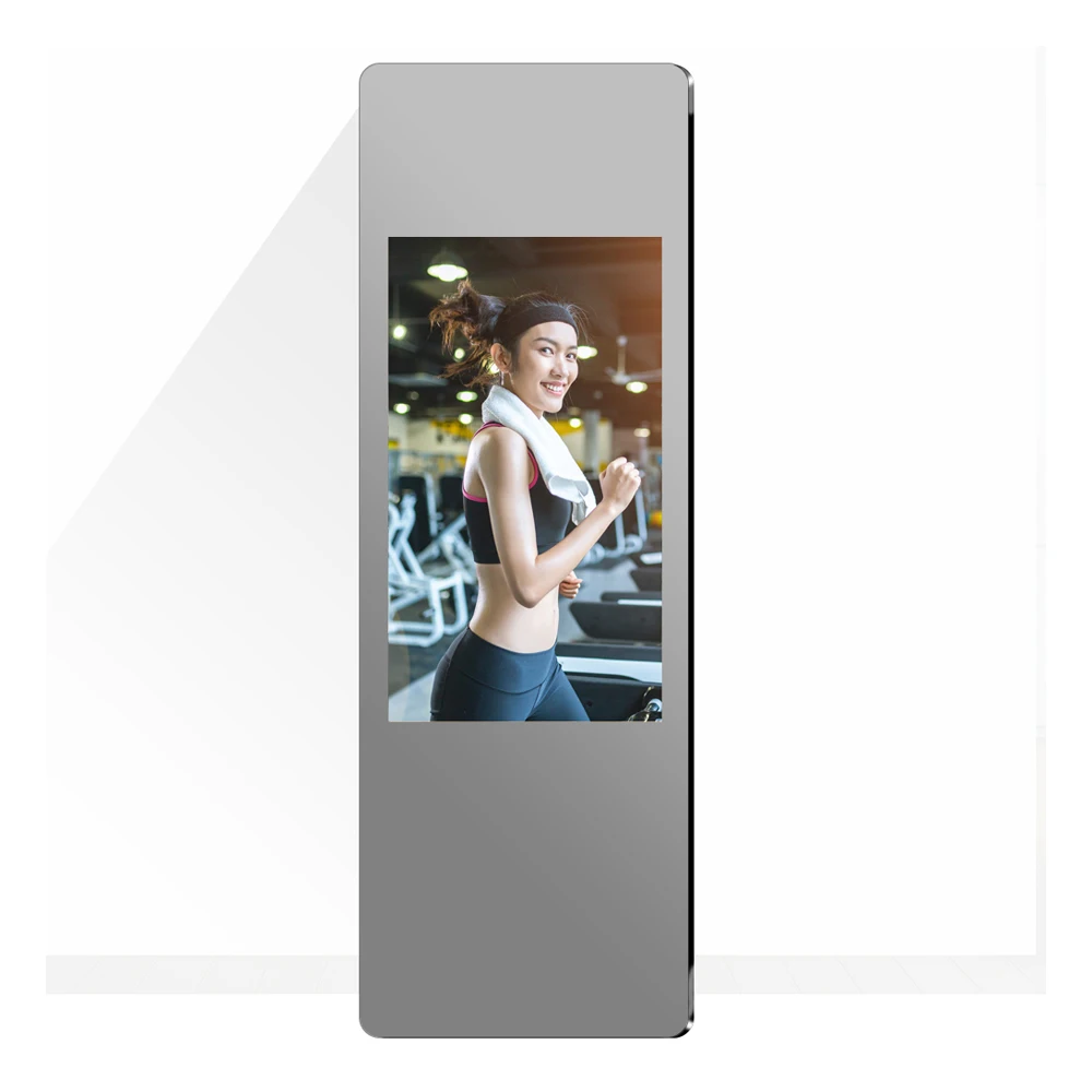 

Intelligent Touch Screen Home Gym Advertising Interactive Android Wifi HD LCD Display Smart Fitness Mirror