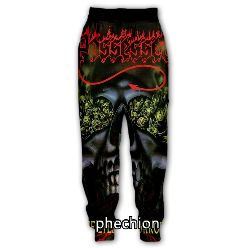 Новые модные мужские/женские брюки phechion в стиле рок-группы с 3D принтом