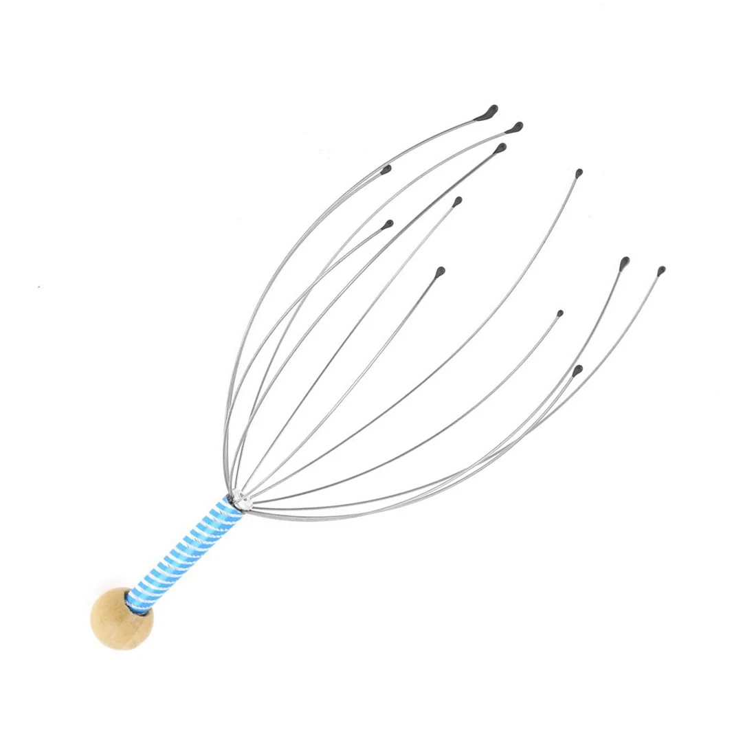 Металлический массажер для снятия стресса и шеи кожи головы