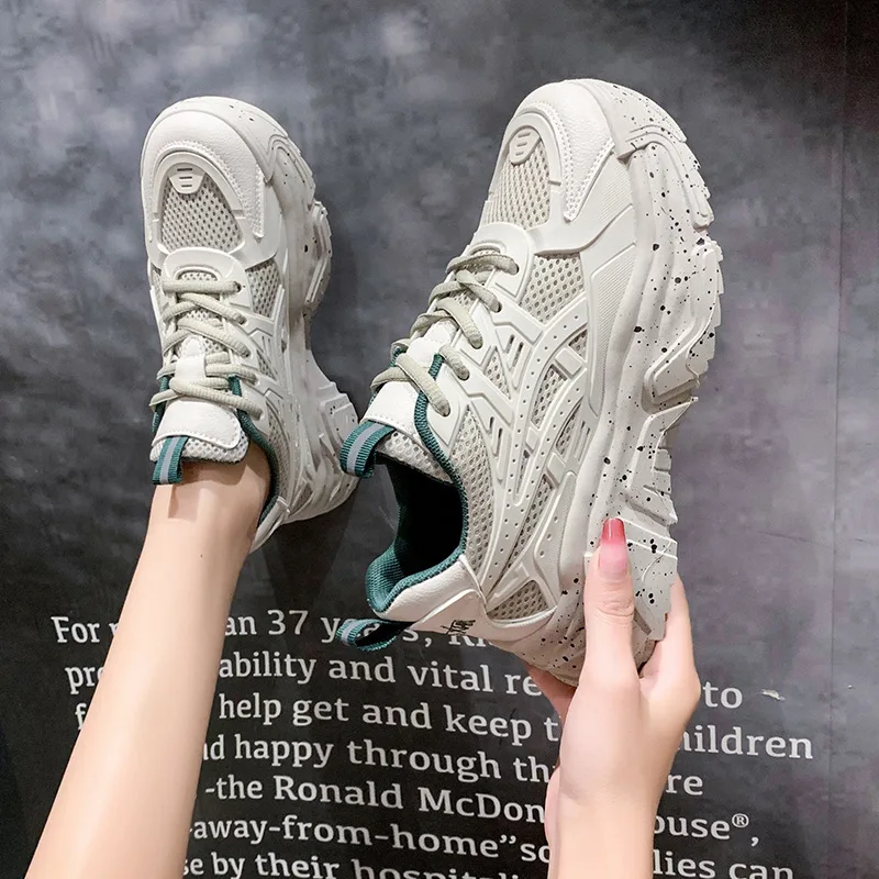 

Summer 2023 New Korean Version Breathable Thick-soled Matching Casual Sneakers