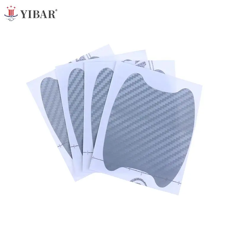 

4Pcs/Set Car Door Sticker Carbon Fiber Scratches ResistantHandle Protection Film