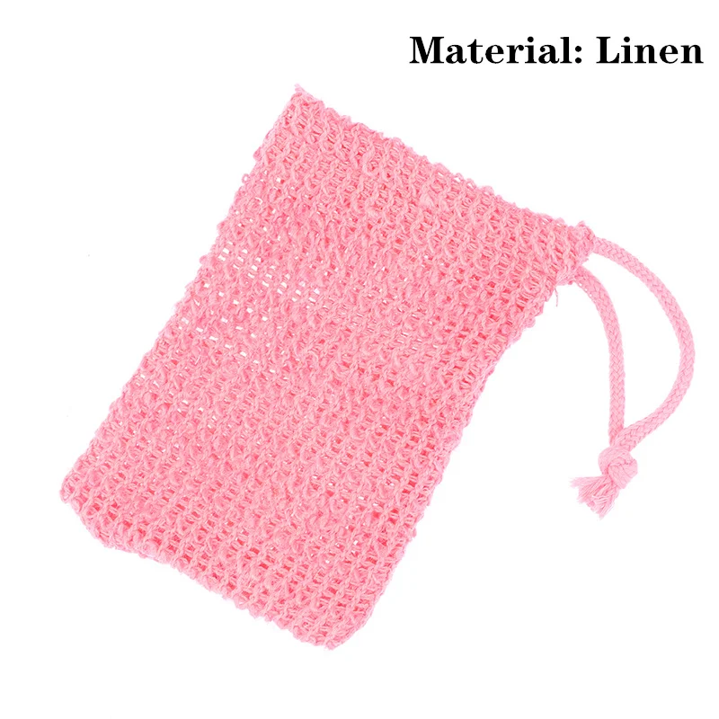 Сумка для экономии мыла из льна и нейлона, разноцветные мешки для мыла из пузырчатой пены, сетчатые сумки для телефона, карман для держателя