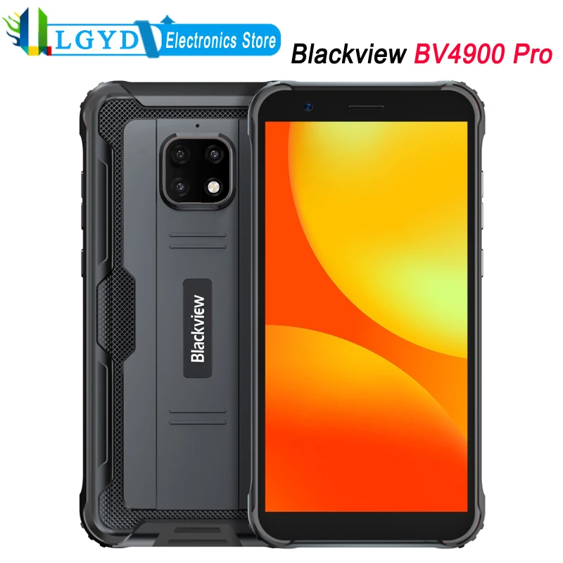 

Blackview BV4900 Pro Rugged Phone Waterproof 4GB+ 64GB ROM 5.7 inch Android MTK Helio P22 Octa Core 2.0GHz Dual 4G LTE SIM NFC