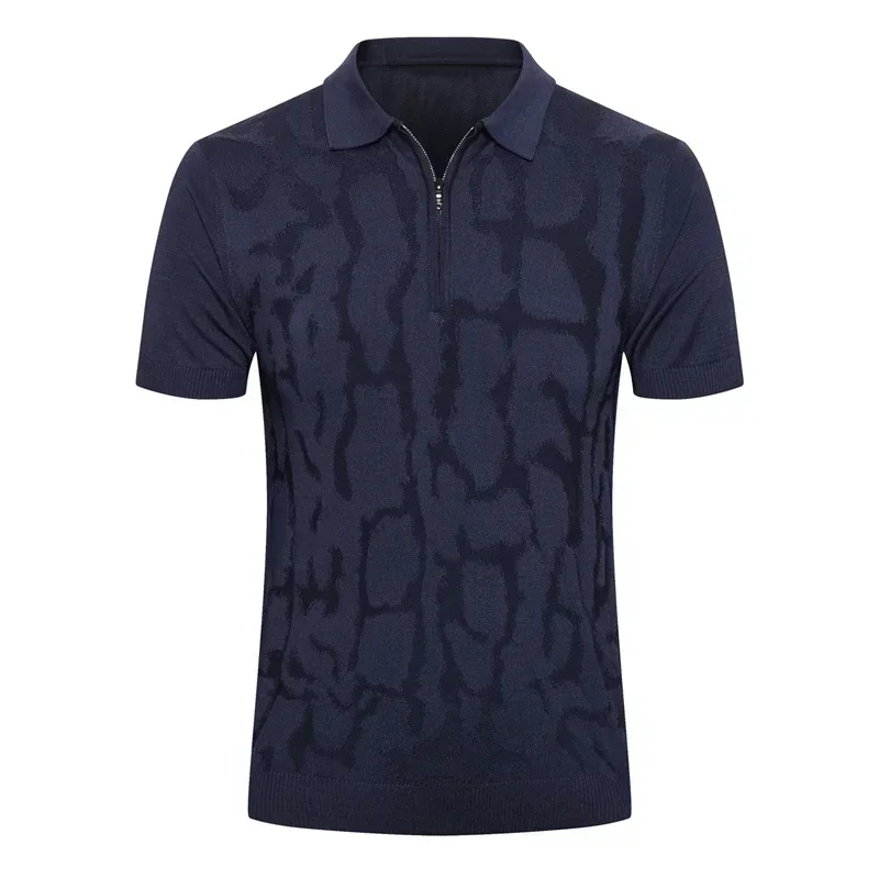 SIJITONGDA 2025 шелковая мужская рубашка новинка лета года короткая футболка с тонкой