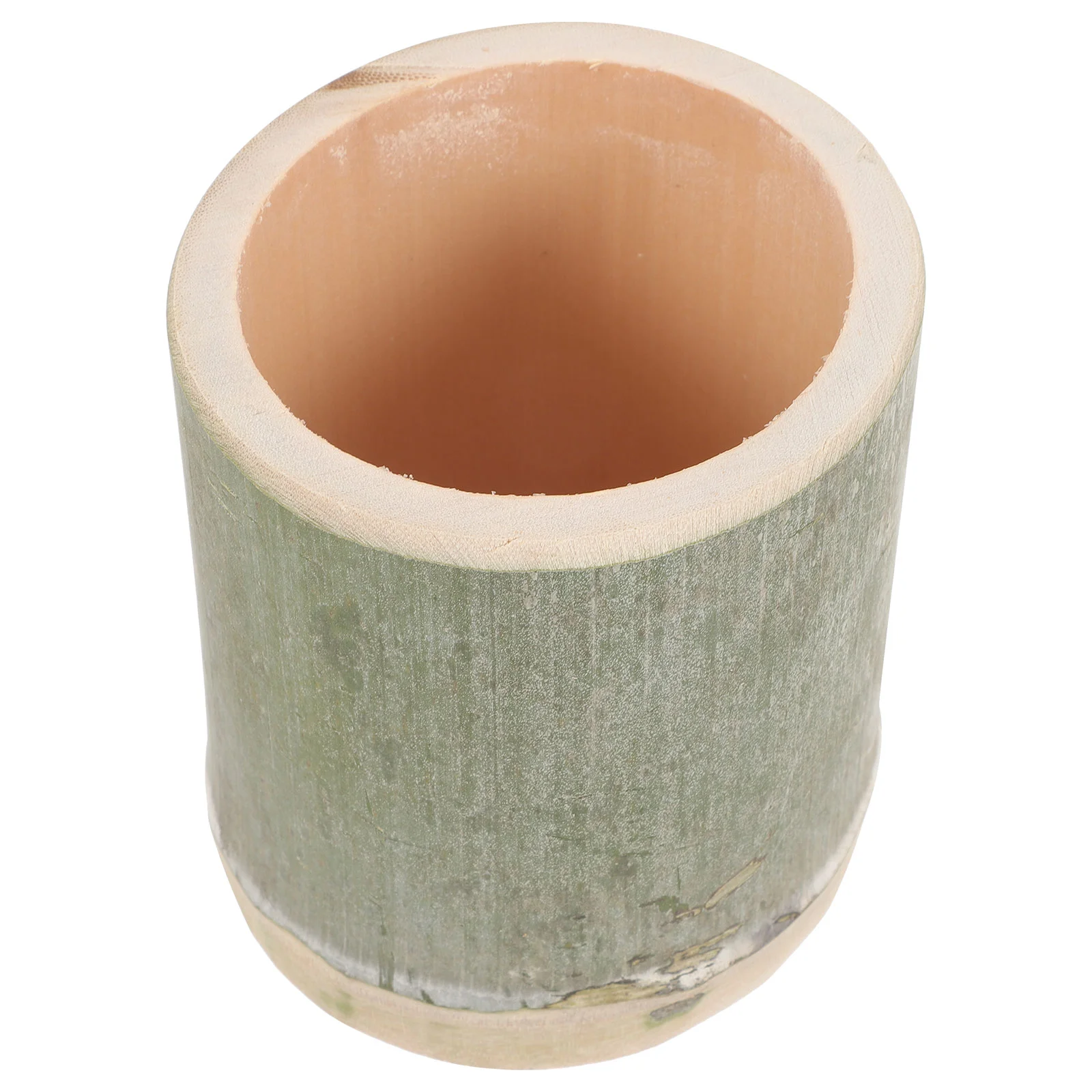 

Bamboo Cup Water Dessert Milk Tea Coffee Drinks Home Ice Cream Beverage Holder