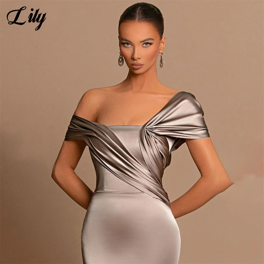 Вечерние платья с открытыми плечами Lily 2023 сексуальное Пятнистое платье русалки