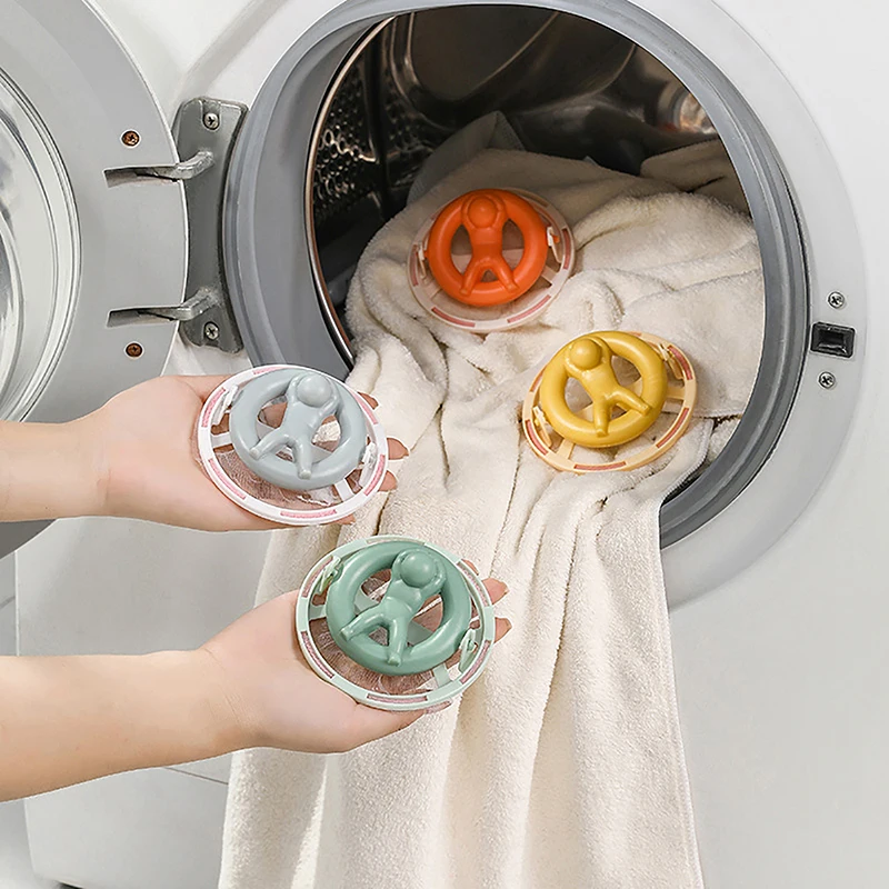 

Laundry Ball Floating Pet Fur Lint Hair Catcher Clothes Cleaning Ball Laundry Hair Removal Cleaning Mesh Bag For Washing Machine
