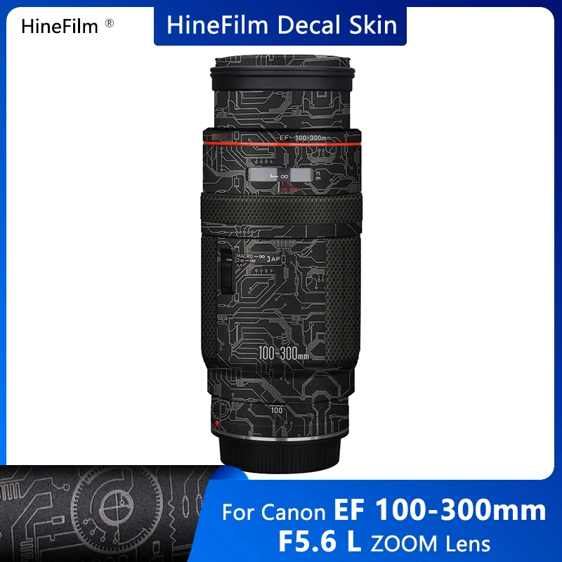 Наклейка на объектив 100-300, оболочка для объектива 100300 для Canon EF 100-300 мм f/5.6l, фотопленка для защиты от царапин
