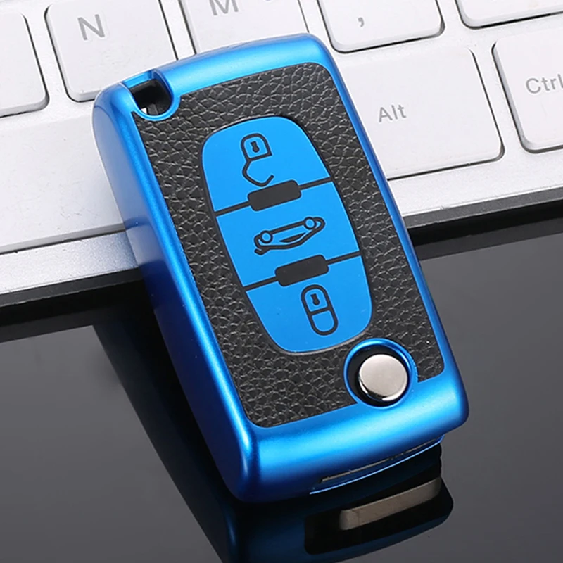 

2/3 кнопки, чехол для автомобильного ключа, брелок для Citroen Xsara C5 C6 C8 для Peugeot 107 207 307 308 407 607 3008 5008