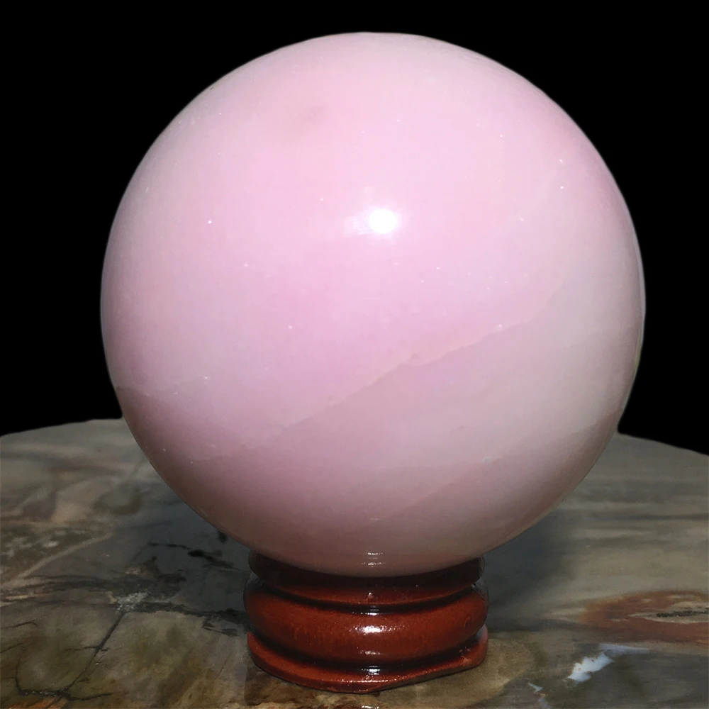 

Pink Opal Natural Sphere Quartz Crystal Ball Globe Meditation Reiki Mineral Gemstone Sample Rock Ornament For House Decoration