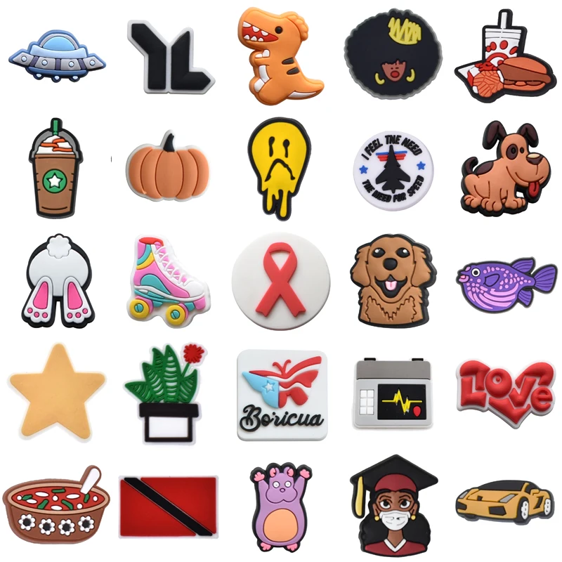 

Men Shoes Accessories Boy Set Jeans Gifts Packs Wholesale Bulk Para Pins Kids Decorations for Crocs Shoe Charms Girl Women Charm