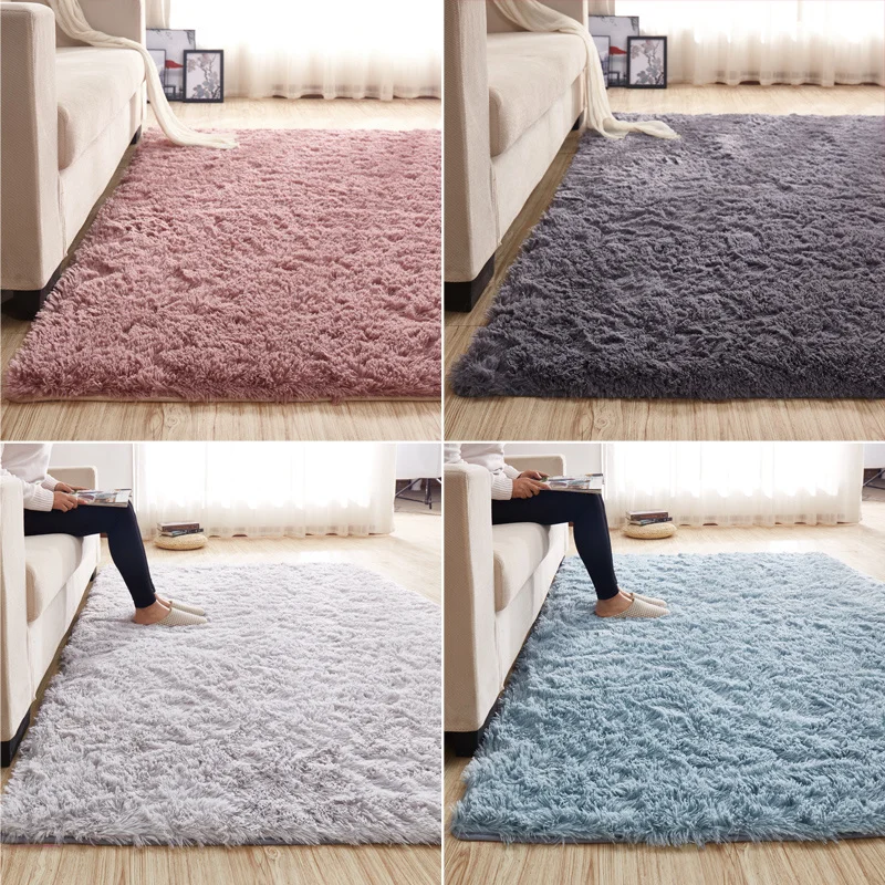 

Nordic living carpet tea table household balcony bedroom wind bed rectangular floor mat