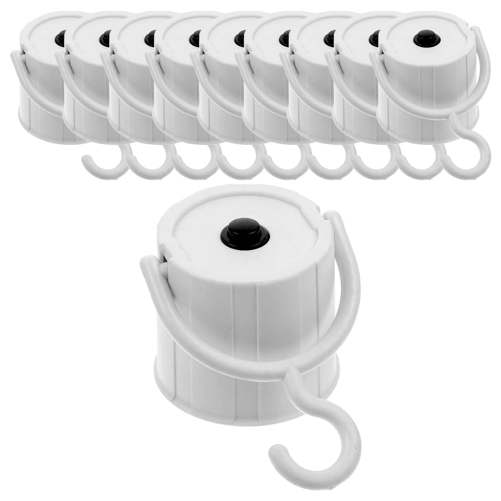 

10Pcs LED Bulb E27 Screw in Emergency Light Bulb Holder Lamp Converter with Hook for Grow Dining Room Garage Kitchen