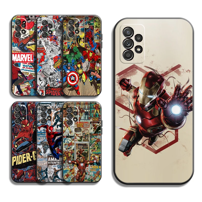 

Marvel Avengers LOGO Phone Cases For Samsung Galaxy S20 Lite S20 Ultra S21 S21 FE S21 S22 Plus S22 Ultra Coque Carcasa Soft TPU