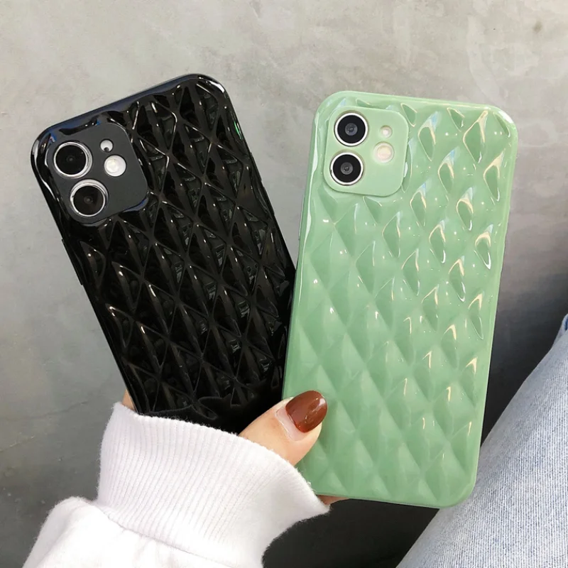 

Luxury Candy Soft Silicone Case For iPhone 13 11 Pro X XR XS Max 12 Mini Soft Protection Back Phone Cover On SE 2020 7 8 Plus
