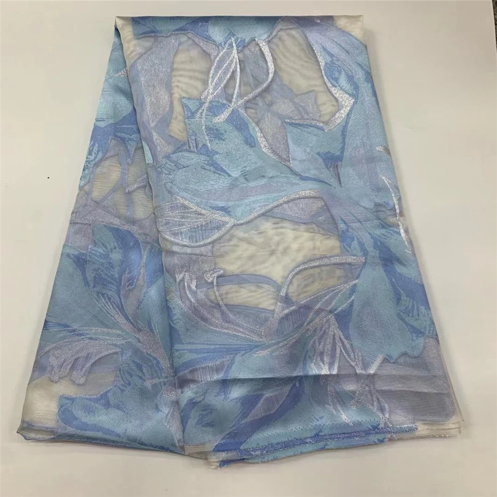 Новейший модный дизайн кружево желтого цвета из органзы низкая цена оптовая 5