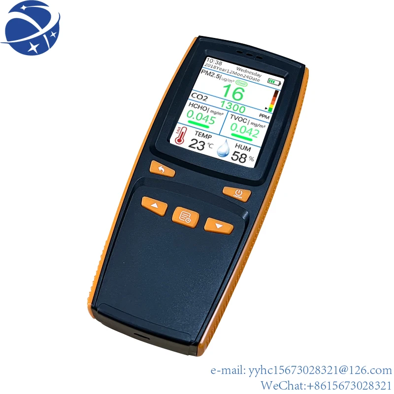 

YunYi air quality PM2.5 detector Digital TVOC Gas Analyzer PM1.0 PM10 Tester Meter