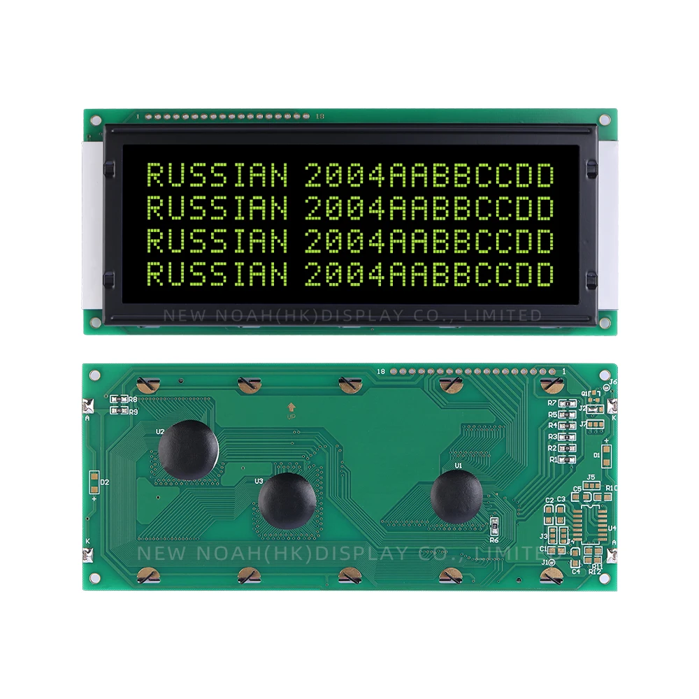 Русский BTN черная пленка желтая 2004C-1 большой символьный ЖК-модуль экран дисплея