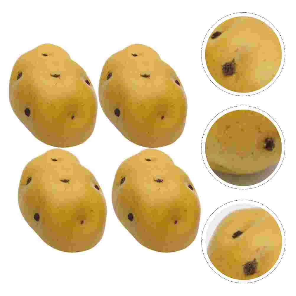 

Lifelike Food Toy Simulated Potato Artificiales Decorativas Para Sala Kitchen Supplies