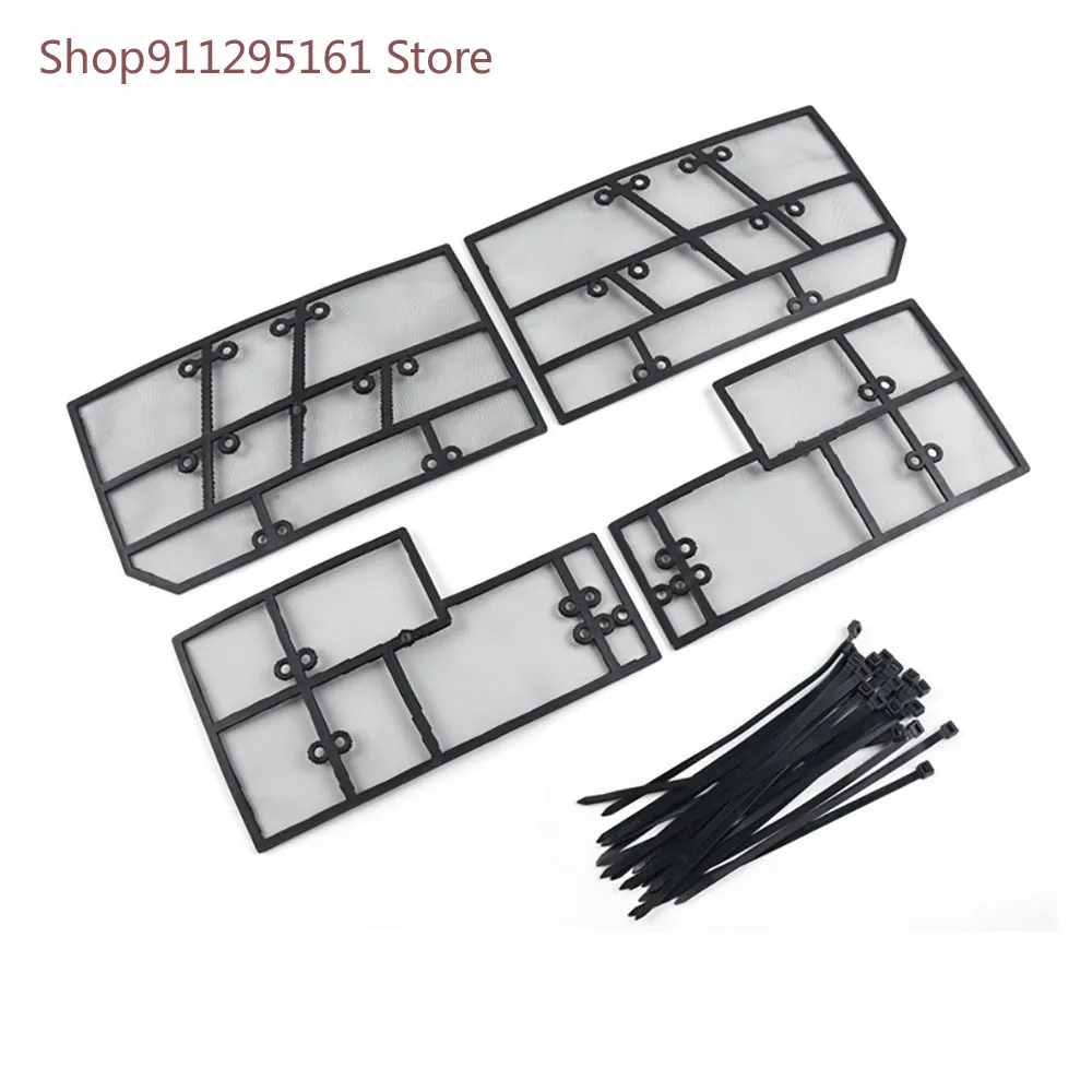 

Сетка для защиты от насекомых на переднюю панель автомобиля, сетка для защиты от насекомых, подходит для Mitsubishi Pajero V93 V97 2012-2018, аксессуары