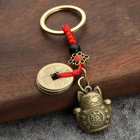 Брелок для ключей Zhaocai Cat Five Kings