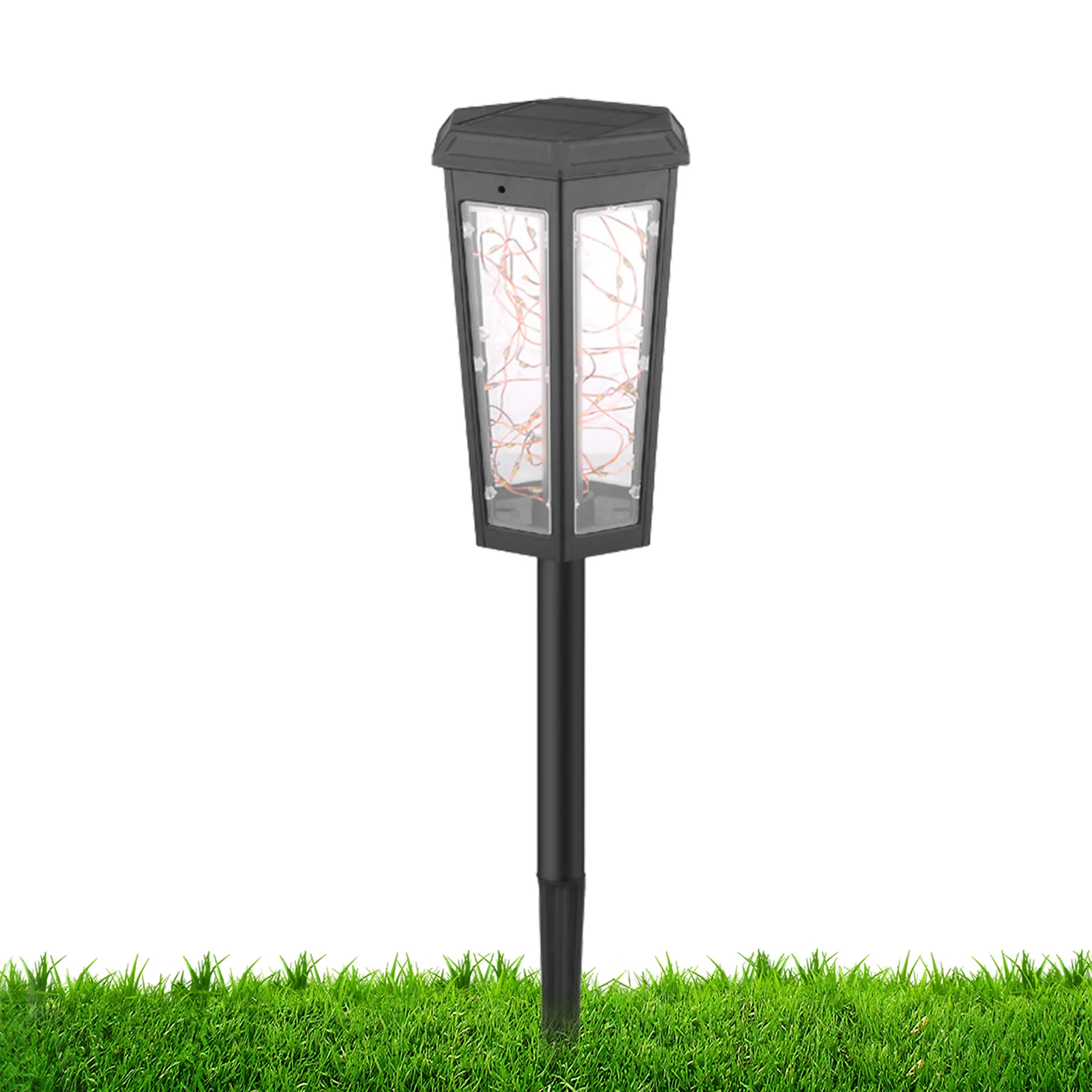 

Фонарь наземный на солнечной батарее, s двухскоростной режим, ландшафсветильник декоративный водонепроницаемый уличный садовый светильни...