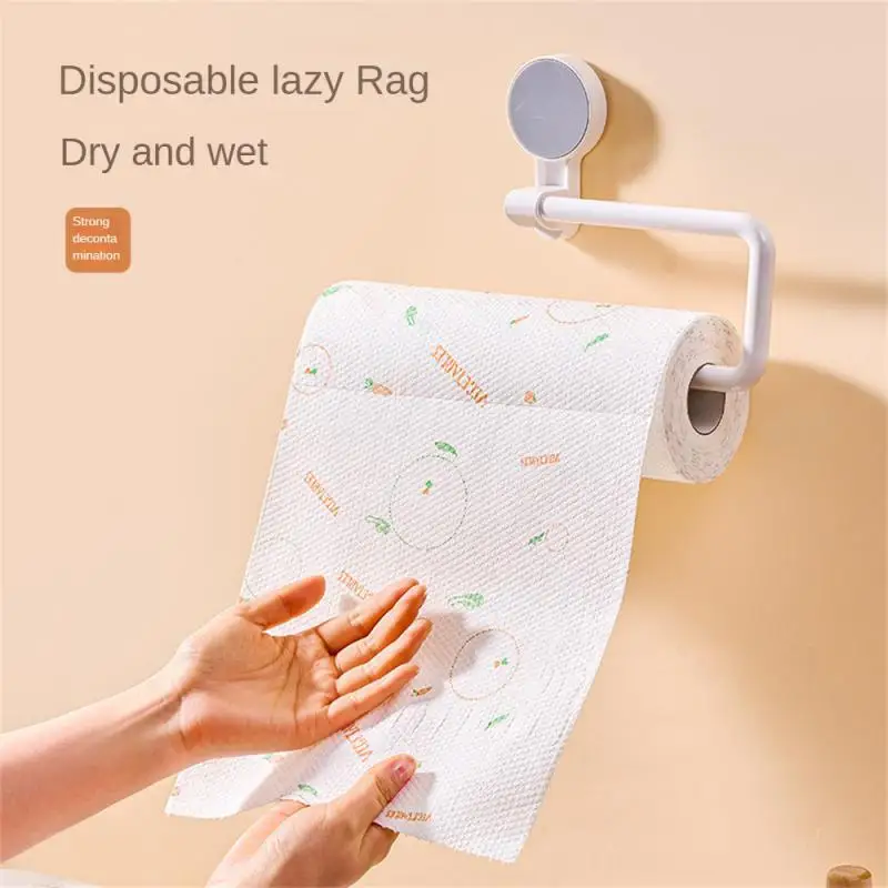 

Dishwashing Towel Wood Pulp Polyester Water Absorption Simple Suya Easy To Tear Repeated Washing Household Cleaning Tools Rag