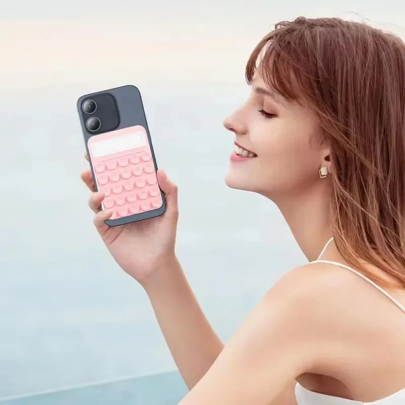 Силиконовая подставка на присоске для телефона MagSafe держатель громкой связи с