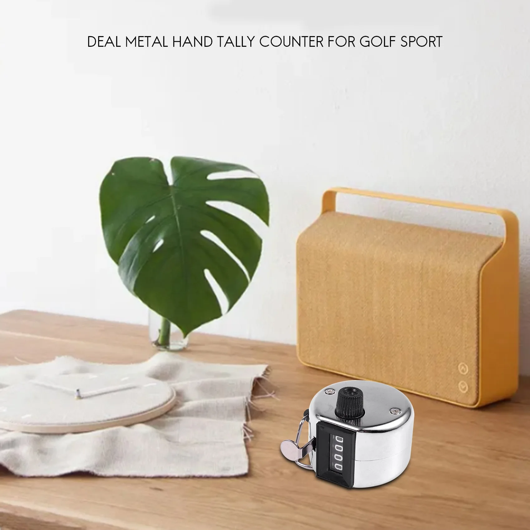 4-значный флуоресцентный Серебряный держатель для гольфа