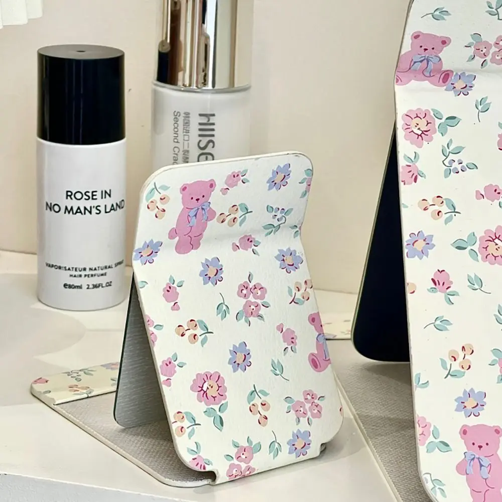 Портативное зеркало для макияжа мини-размера HD Beauty одностороннее компактное