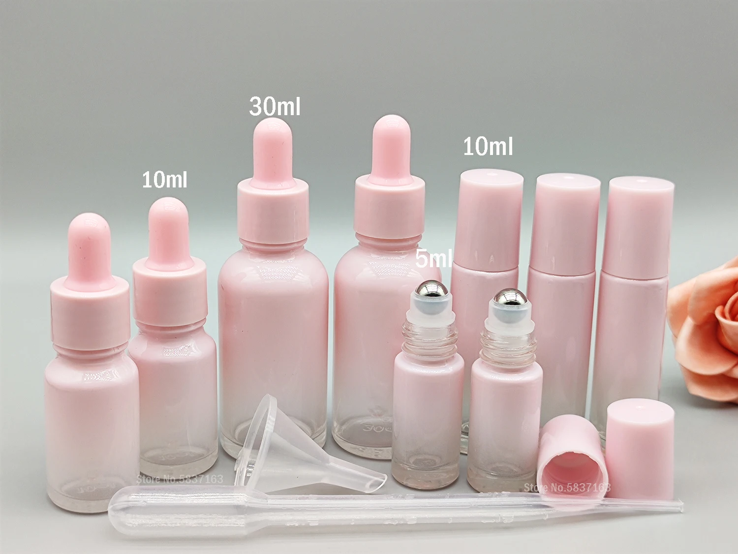 9 Упаковок 10 мл 30 стеклянная бутылка с пипеткой пустые роликовые бутылки для