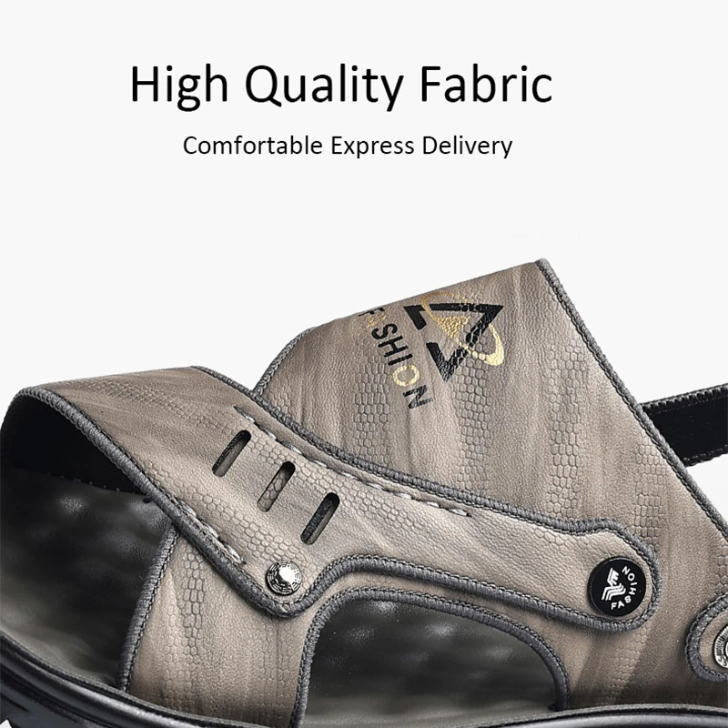 Мужские сандалии с противоскользящей мягкой подошвой повседневная Уличная