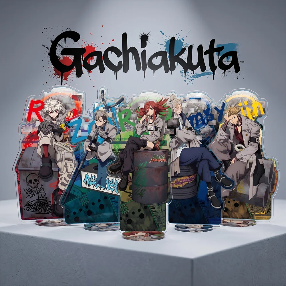 Фото Акриловая подставка-брелок Gachiakuta Underground City Ver 15CM, двусторонняя, 2026, новая аниме-серия, Рудо Энджин Рио Занка, подарок для фанатов №1