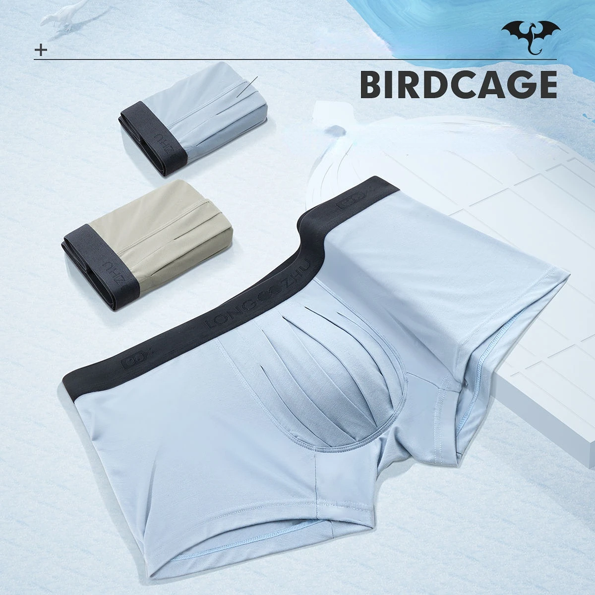 Man Bulge Penis Pouch Underwear Sexy Big Dick Boxers Foldable U-Convex Lingerie Modal Soft Gay Panties Low Waist Enhance Shorts